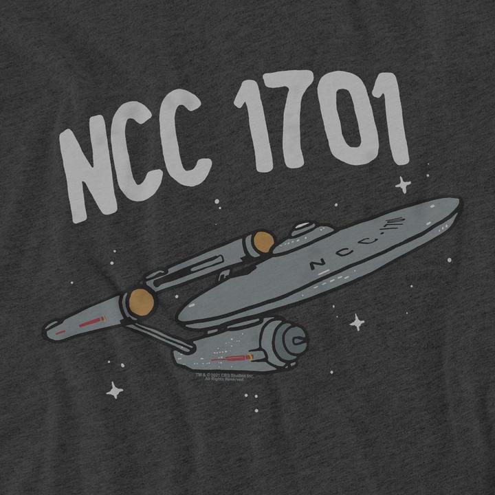 Actual product image Unisex Adult The First Enterprise T-Shirt (XXL)