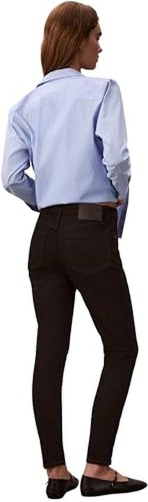 Actual product image Calvin Klein Jeans Mid Rise Skinny Ck Classic Black (28)