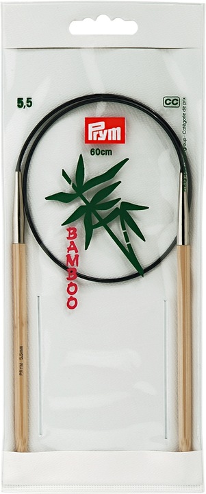 Produktbild Prym Rundstricknadel Bambus 5.50 mm, 60 cm, Beutel