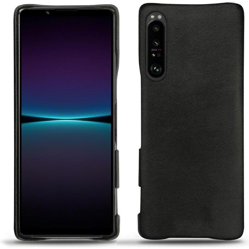 Noreve Lederschutzhülle (Sony Xperia 1 IV), Smartphone Hülle, Schwarz