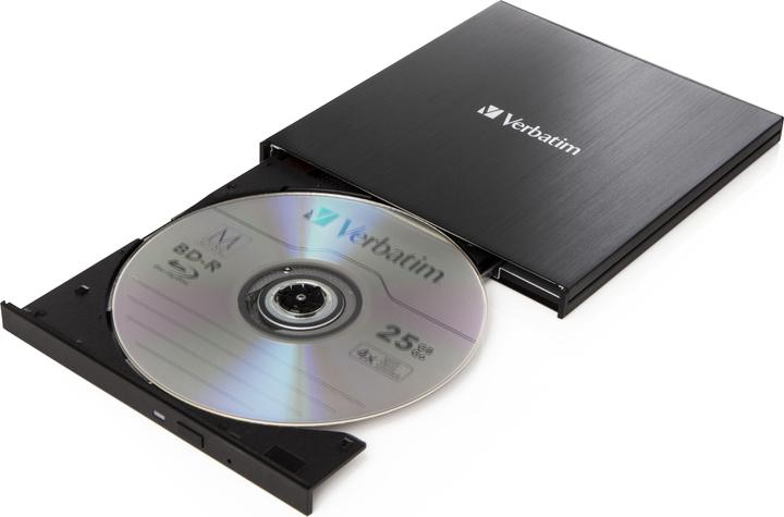 Produktbild Verbatim Slimline (Blu-ray Brenner, Blu-ray Laufwerk, CD Brenner, CD Laufwerk, DVD Brenner, DVD Laufwerk)