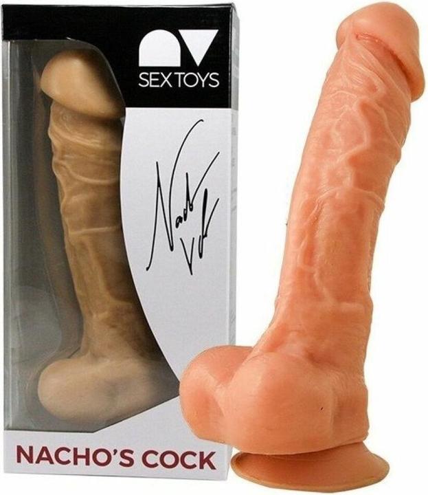 Actual product image Nacho Vidal Replica Penis 24cm Natural
