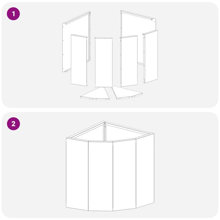Produktbild vidaXL Eckpflanzer