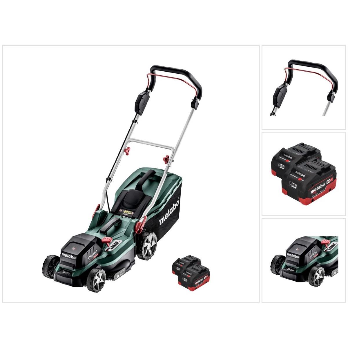 Metabo, Rasenmäher, RM 36-18 LTX BL 36 (Akkubetrieb)