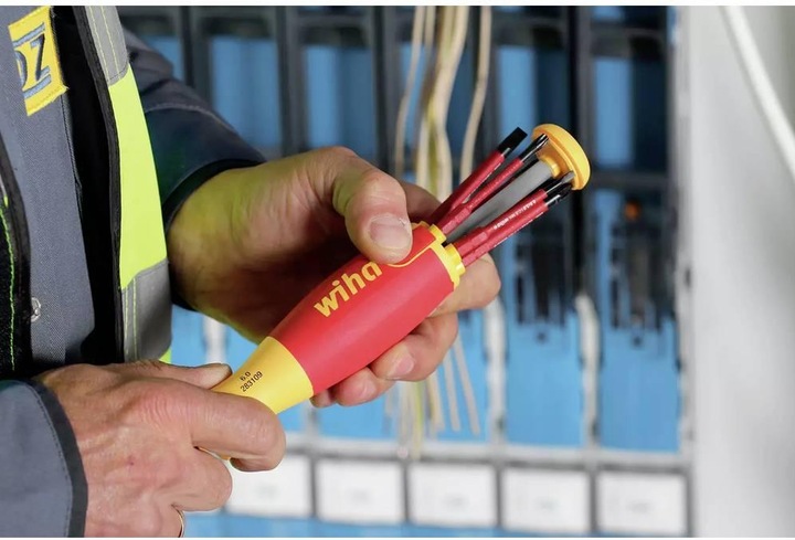 Productafbeelding Wiha Schroevendraaierbitsmagazijn LiftUp electric TORX slimBits in blisterverpakking (Torx (TX))