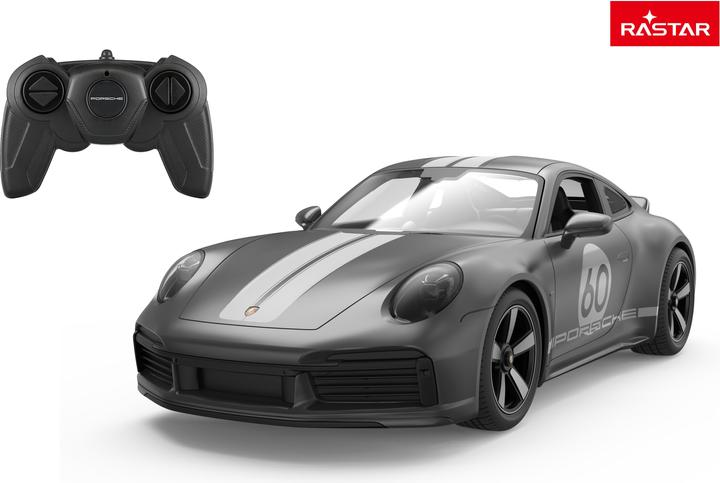 Produktbild Rastar R/C 1:16 Porsche 911 Sport Classic Grey (94900)