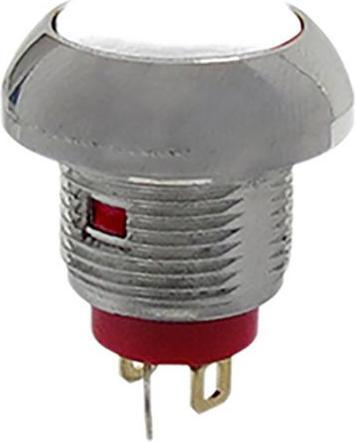 Produktbild RS PRO off / Mom round White / Blue LED Chrome