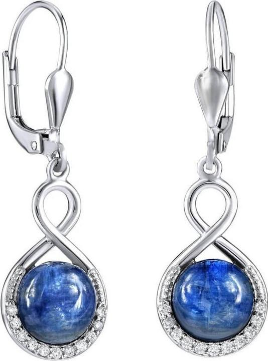 Produktbild Silvego Silver earrings with natural Kyanite JST14710KE (925 Silber)