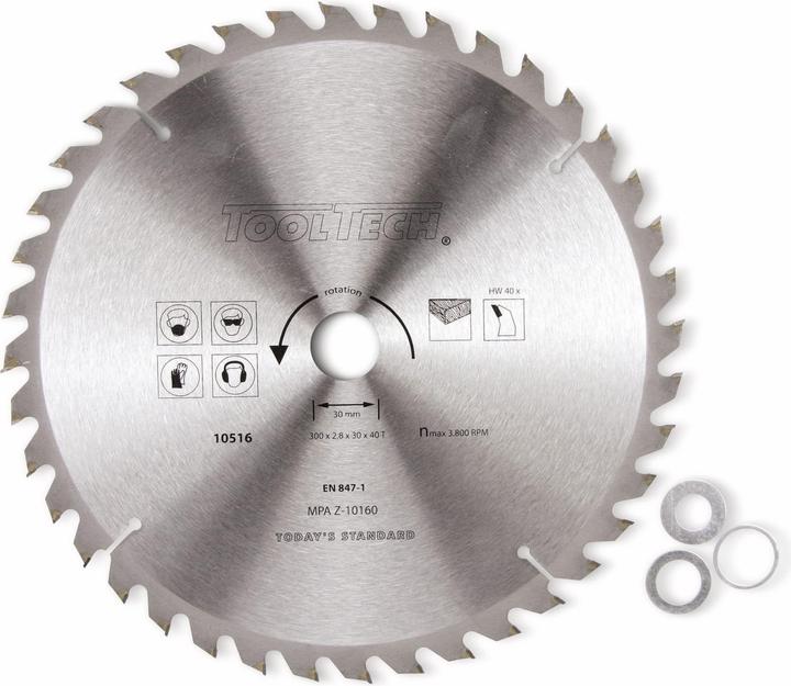 Actual product image Masterproof Carbide circular saw blade, 250 mm