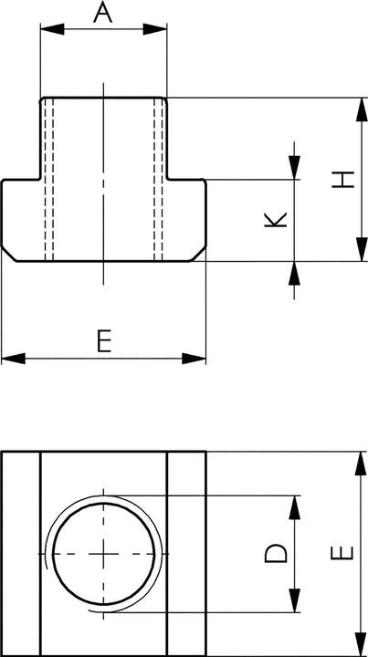 Image du produit Amf Tasseau à T