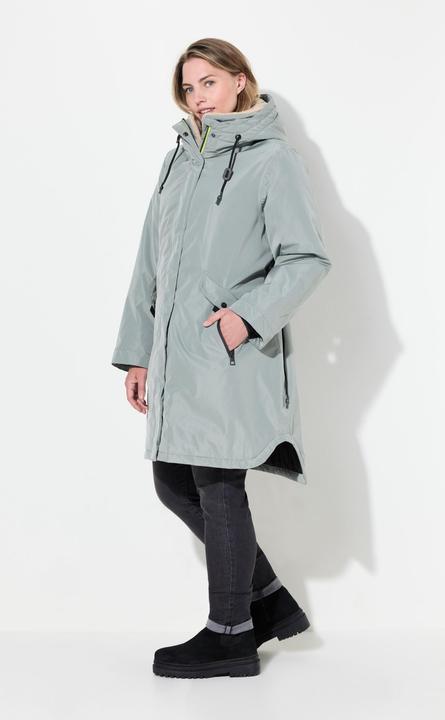 Produktbild Laurasøn Lange Funktionsjacke, Kapuze, 2-Wege-Zipper (XXL)