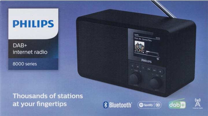Image du produit Philips TAPR802/12 (Webradio, DAB+ DAB, Bluetooth)