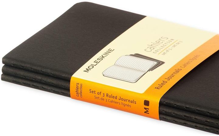 Actual product image Moleskine Cahier Pocket Set of 3 (A6, Lined, Soft cover)