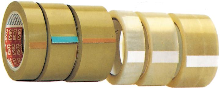 Actual product image tesa tesapack PVC/NR 66m:25mm braun (25 mm)
