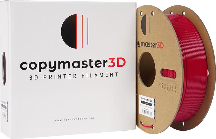 Actual product image Copymaster3D PET-G Filament for 3D Printer, 1.75 mm, Red (PETG, 1.75 mm)