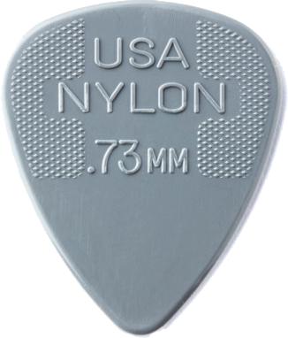 Dunlop Plectren Nylon 073,Nachfüllbag/72 (1 x, 0.73 mm)