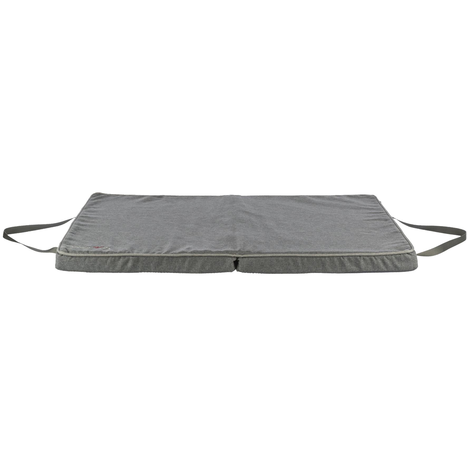 Trixie Samoa Vital mattress,fold.,waterrepellent,100×70cm,dark grey (Cane), Cuccia per cani + cuccia per gatti