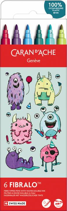Image du produit Caran d'Ache Feutres Fibralo Kawaii (6x)