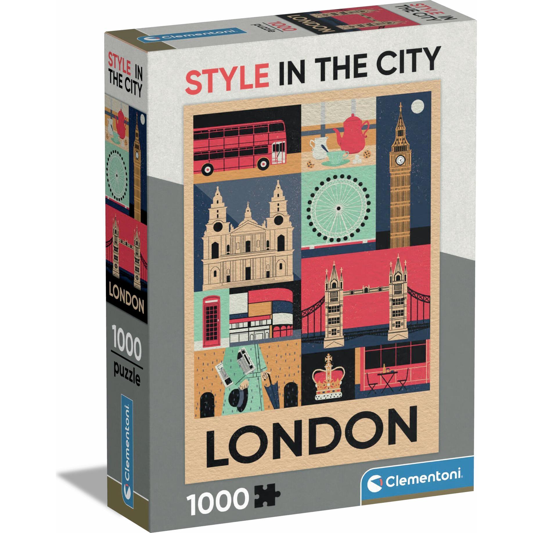 Clementoni Pezzi del puzzle di Londra (1000 pezzi)
