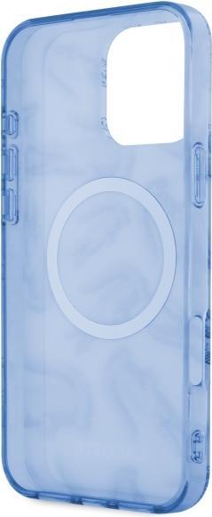 Actual product image Lacoste LCHMP16XUOCB iPhone 16 Pro Max 6.9" light blue hardcase IML Croc MagSafe (Apple iPhone 16 Pro Max)