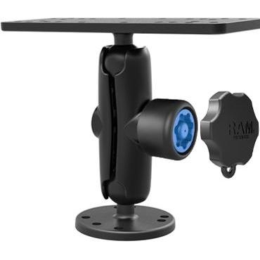 RAM Mounts RAM Secure Electronics Mount, Smartphone Halterung, Schwarz, Blau
