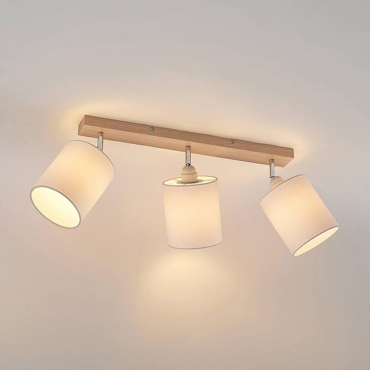 Actual product image Lindby Imarin ceiling spotlight, 3 lights, white (E27)