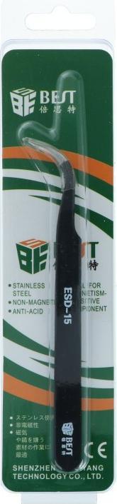 Image du produit Best Pincette antistatique à pointe incurvée