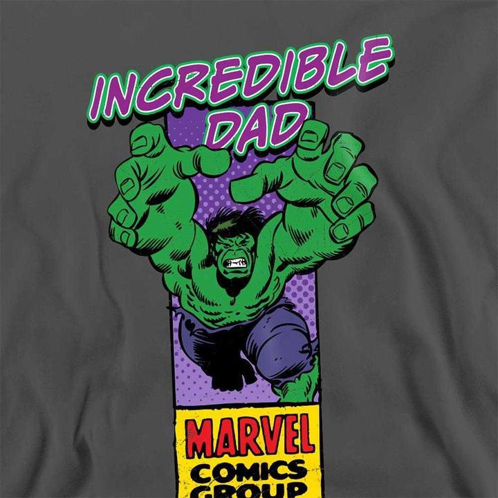 Produktbild Incredible Dad TShirt meliert Vatertag (S)