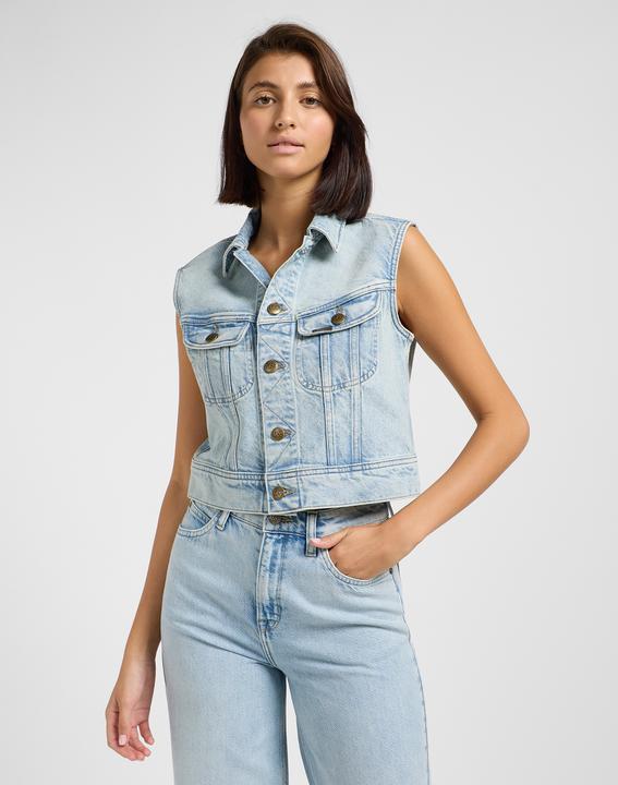 Actual product image Lee Jeansjacke Cropped Rider Vest (XS)