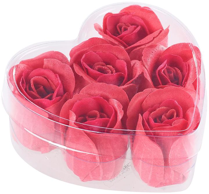 Actual product image Pearl 6 red rose scented soaps (Hard soap)