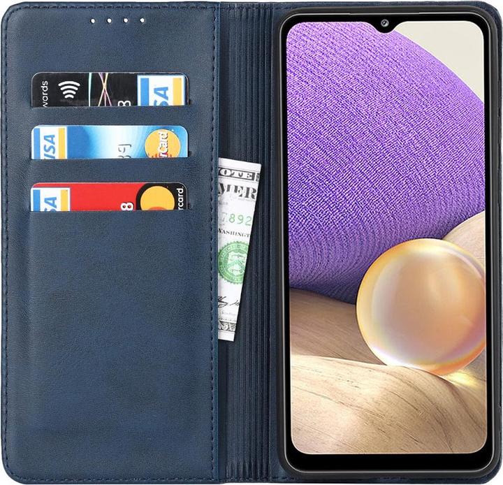 Produktbild Cover-Discount Galaxy A33 5G - Stand Flip Case Hülle dunkelblau (Samsung Galaxy A33 5G)