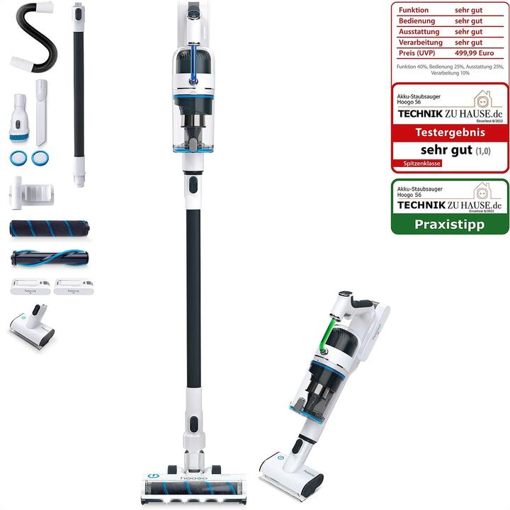 Image du produit Hoogo HGO Aspirateur à main et à manche S6