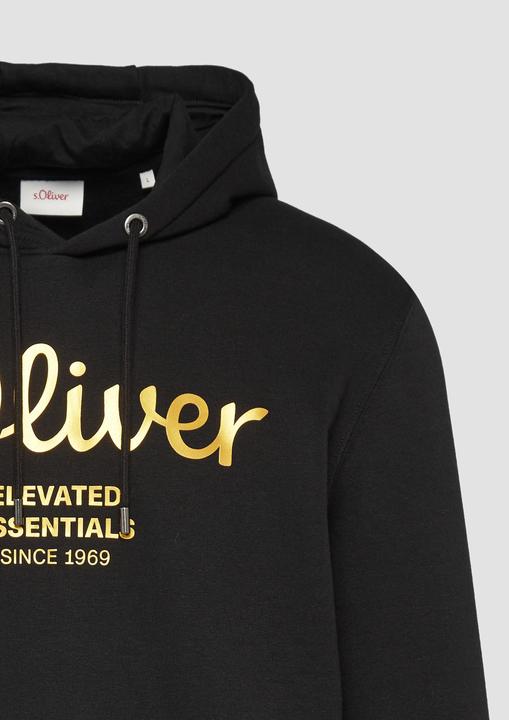 Produktbild S.Oliver Sweatshirt Hoodie mit Gold- oder Silber-Print (XXL)