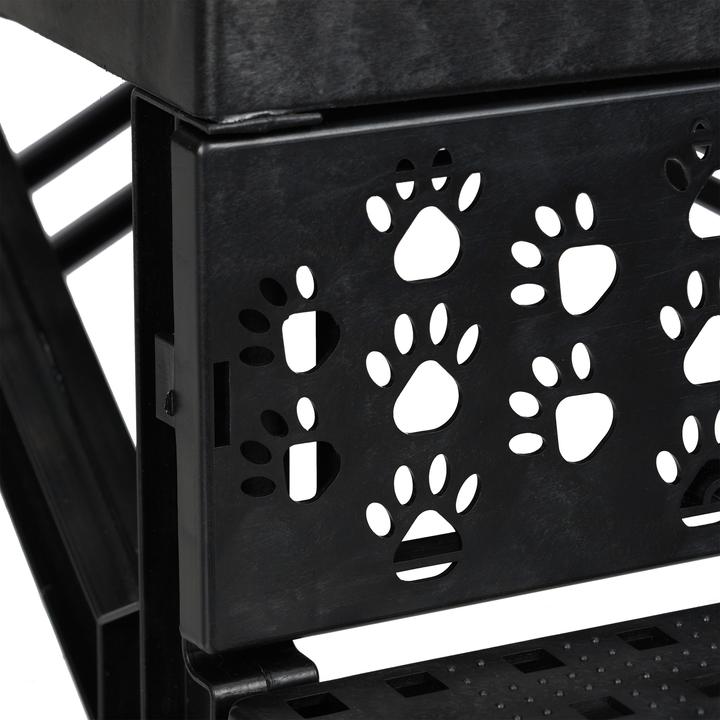 Actual product image Relaxdays Dog-Stairs 3-Steps (Dog, Washable)