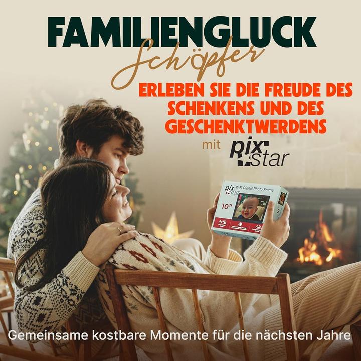 Productafbeelding Ordissimo Pix-Star digitale fotolijst /1xUSB/Zwart (10")