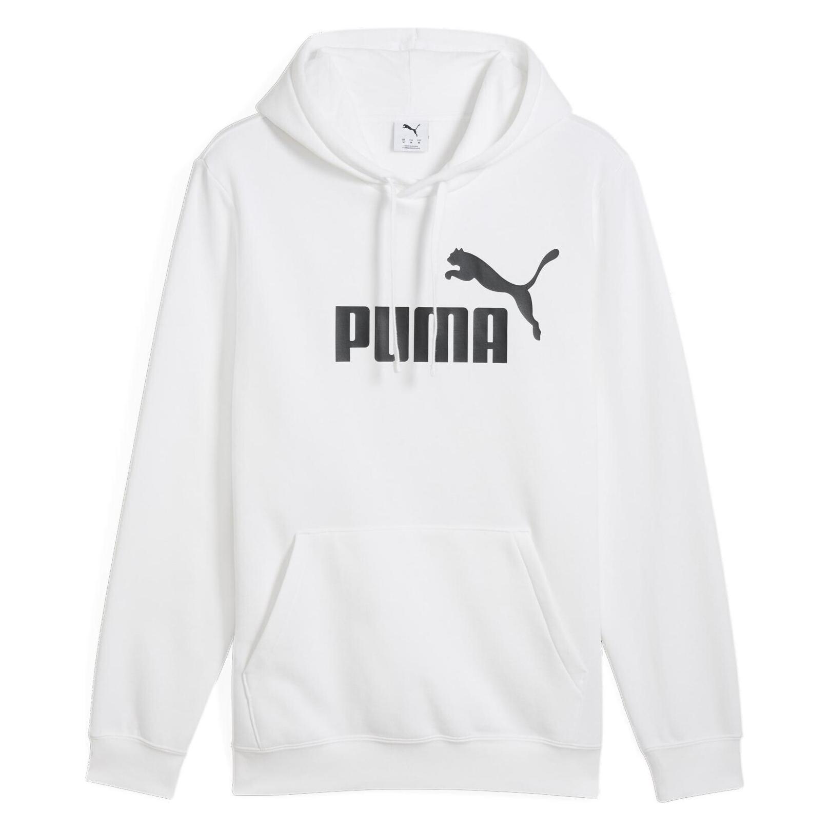 Puma, Mannen, Springer, Ess Nr. 1 Logo Hoodie Fl, Wit, (Xxl)