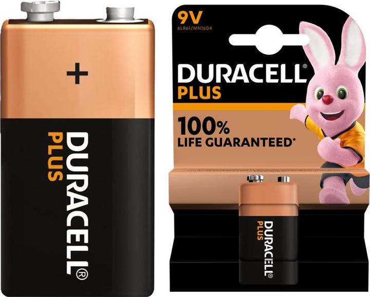 Actual product image Duracell Plus (1 pcs., 9V Block)