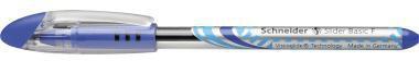 Immagine prodotto Schneider Biros Slider Basic 0,35 mm blu a prova di documento Colore del cilindro: trasparente (Blu, 1 x)