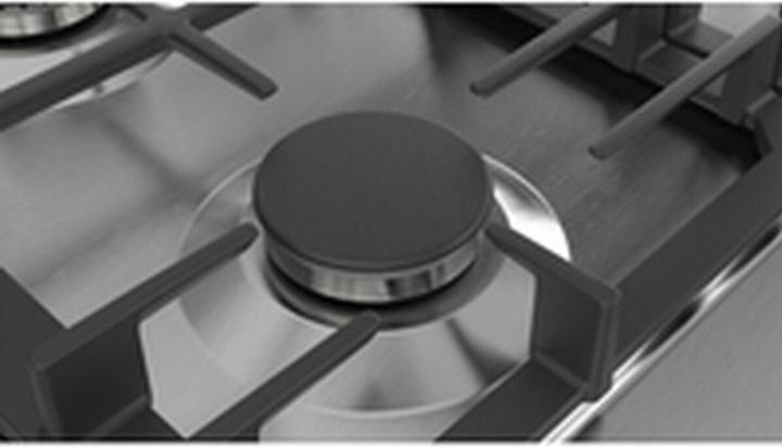 Produktbild Bosch Hausgeräte Serie 6 PCP6A5B90 Kochfeld, Edelstahl Integriert Gaskochfeld 4 Zone(n)