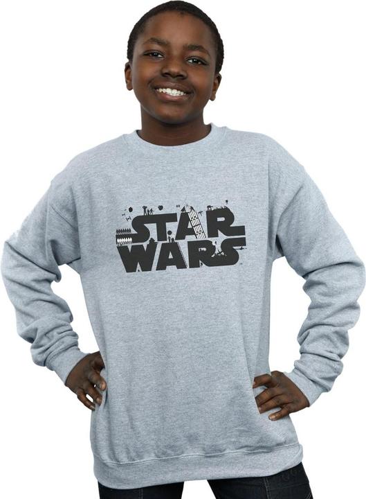 Produktbild Star Wars Minimalist Logo Sweatshirt Jungen (140, 146)