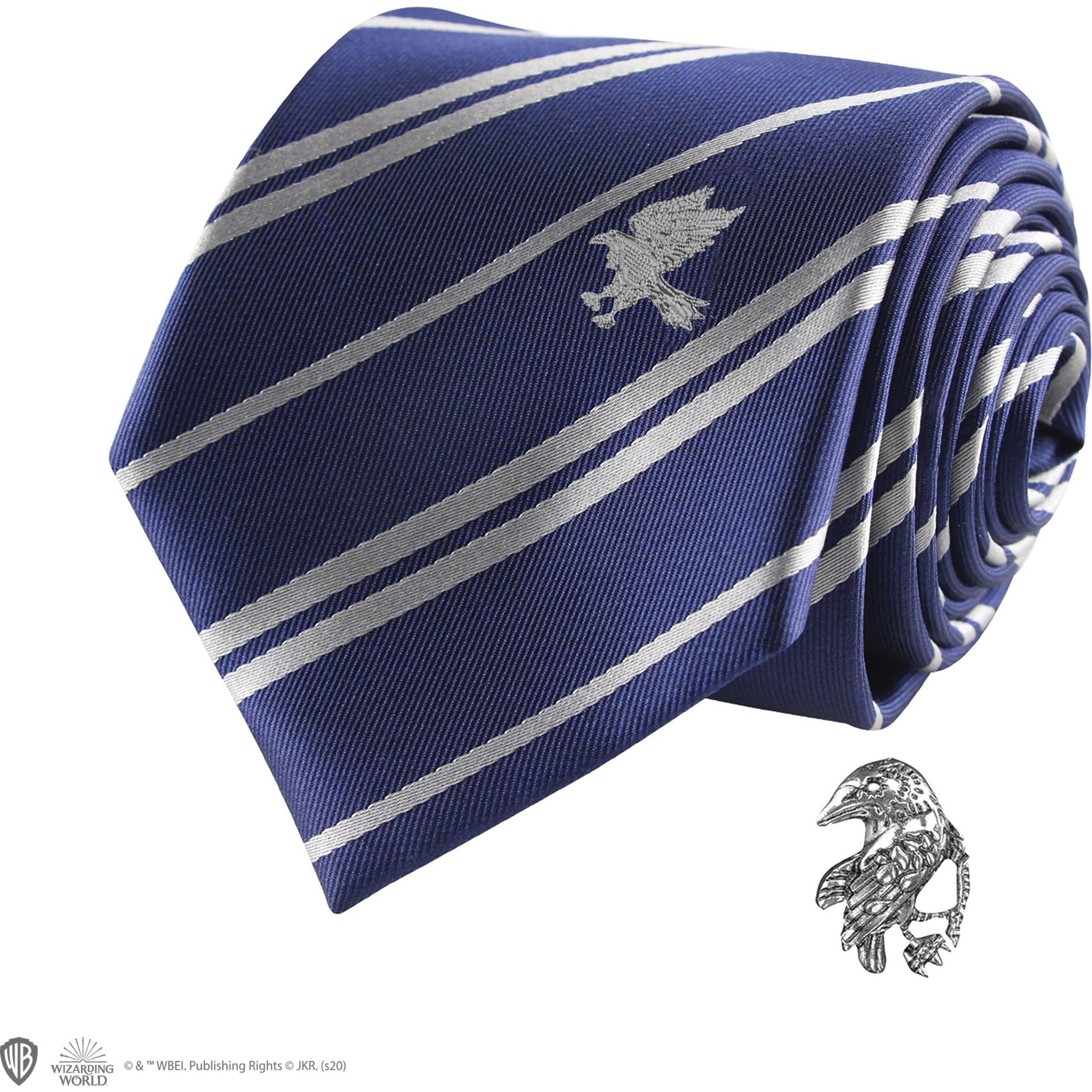 Cinereplicas, Krawatte + Fliege, Harry Potter: Ravenclaw - mit Ansteck-Pin, Blau