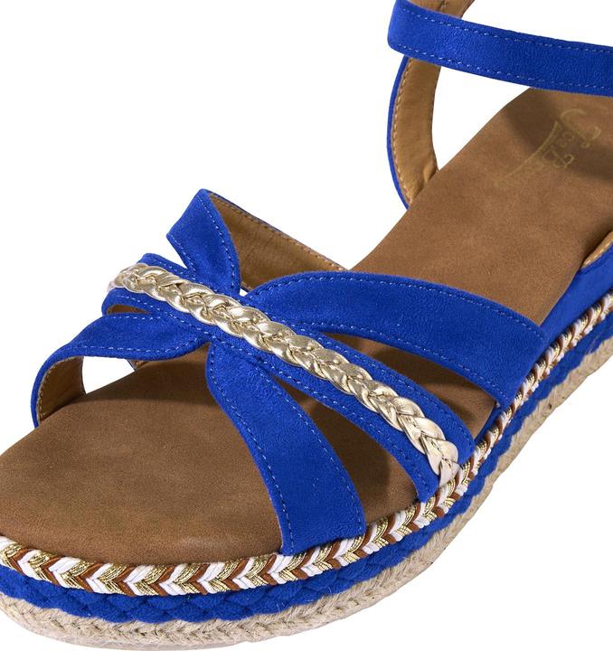 Actual product image Joe Browns Platform Espadrille Cross Over Sandals (42)