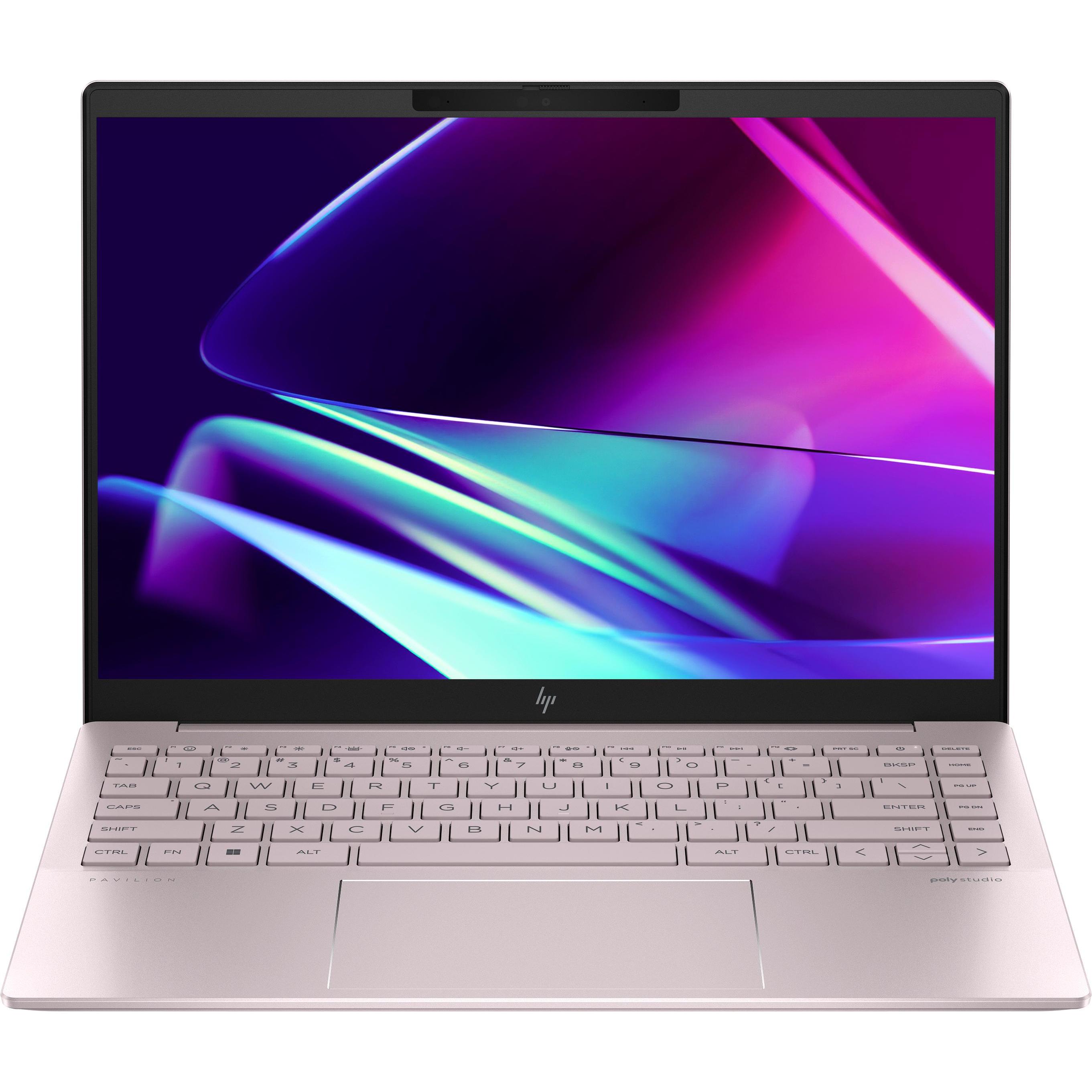 HP Pavilion Plus 14-ew1172ng (14", 512 GB, 32 GB, DE, Intel Core Ultra 7 155H), Notebook, Silber