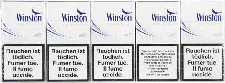 Image du produit Winston Boîte bleue Superslim (10 pcs)