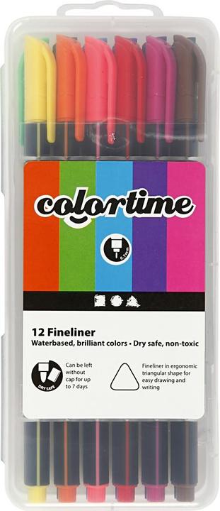 Produktbild Colortime Fineliner Markers (12x)