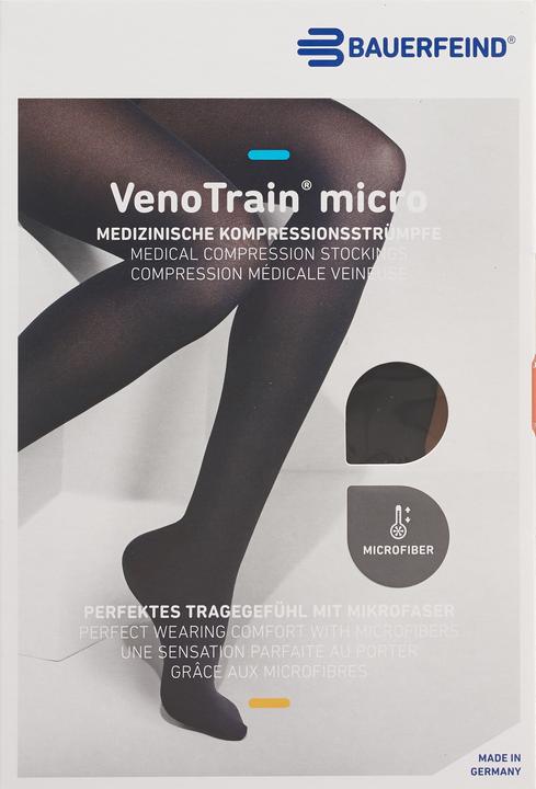 Produktbild Veno Train MICRO A-D KKL2 M normal/short geschlossene Fussspitze schwarz (M)