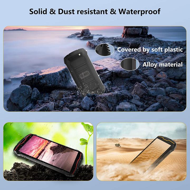 Produktbild Cubot Kingkong Mini 2 (32 GB, Black, Orange, 4", Dual SIM + SD, 4G)