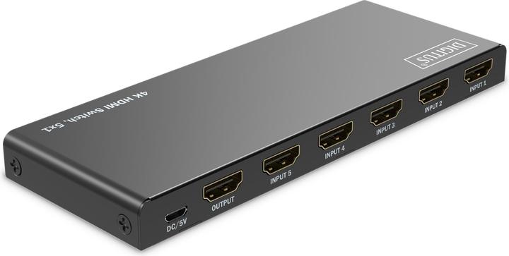 Image du produit Digitus Commutateur HDMI 4K, 5x1