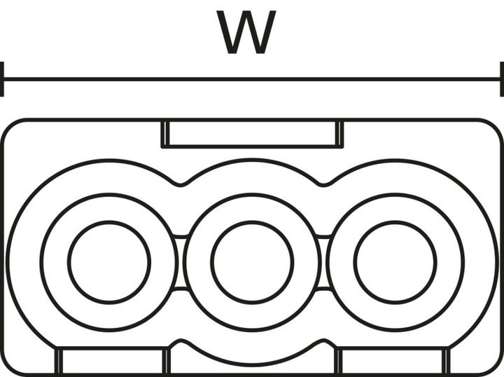 Produktbild HellermannTyton HelaCon Mini 3 Pole Push-in Connector