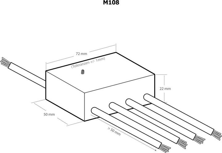 Actual product image Kemo 4-fold cross-over interface switch stepper motor (Motor)
